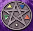 Elemental Pentacle Altar Paten